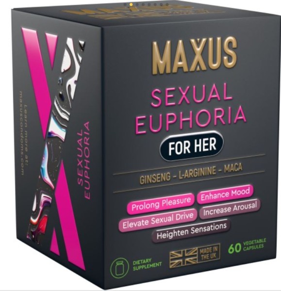 Изображение товара Maxus Sexual Euphoria для нее 60 капсул Maxus Sexual Euphoria для нее 60 капсул фотография