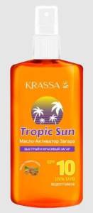 Krassa масло-активатор загара Tropic Sun SPF-10 150мл